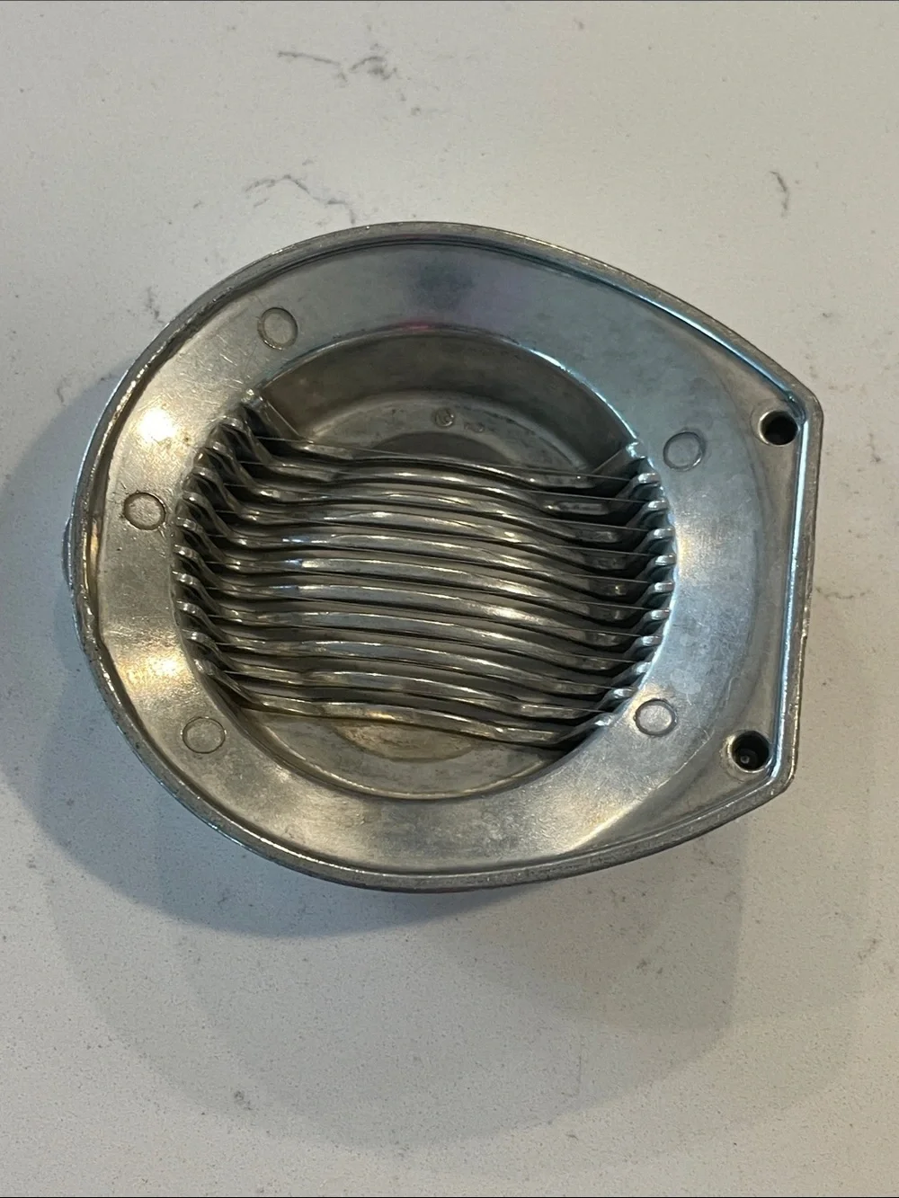 Vintage Metal Hard Boiled Egg Slicer